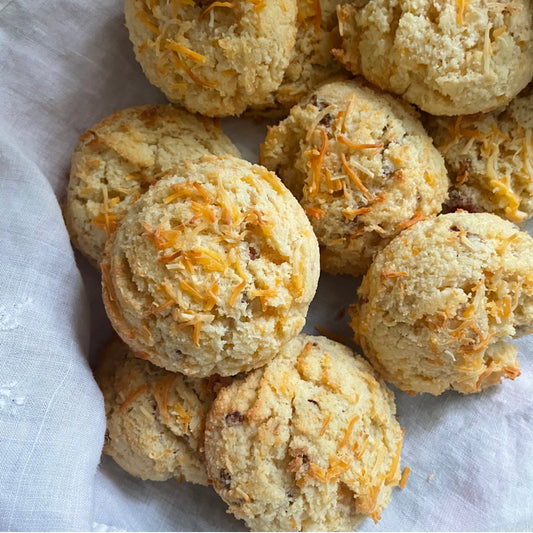 Bacon & Cheddar Cheese Drop Biscuits