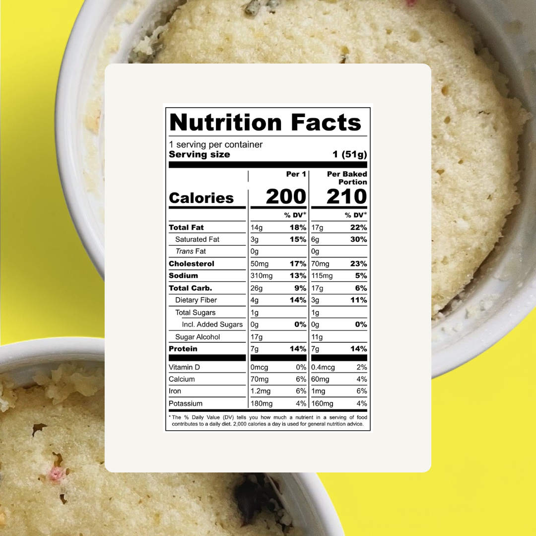 Classic Rainbow Mug Cake