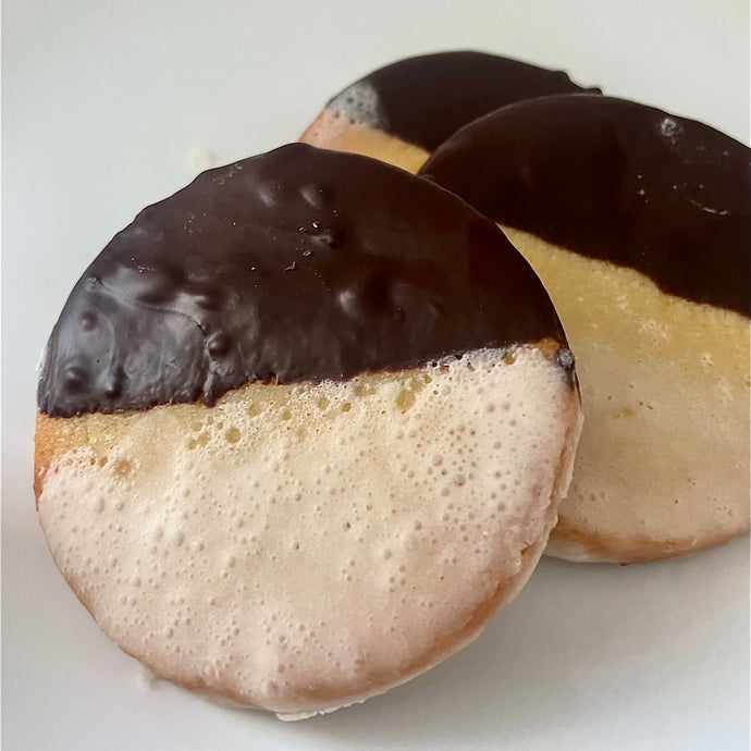 Keto Black and White Cookies