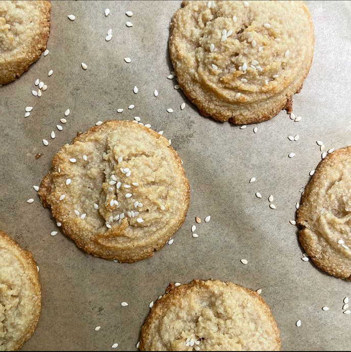 Peanut Butter Tahini Cookies