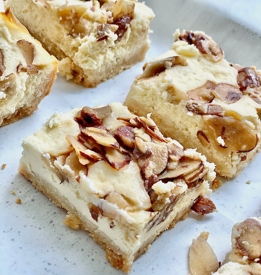 Almond Cheesecake Bars