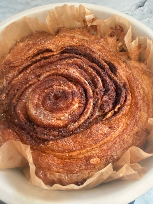 Keto Giant Cinnamon Roll