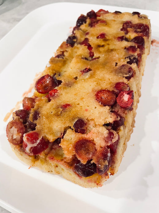 Keto Cranberry Upside Down Cake