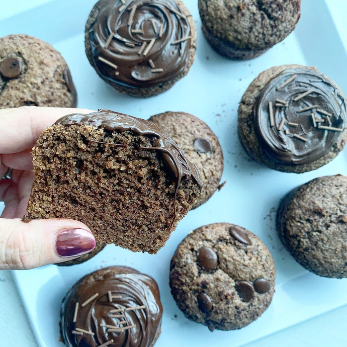 Chocolate Muffins with the Classic Yellow Cake Mix
