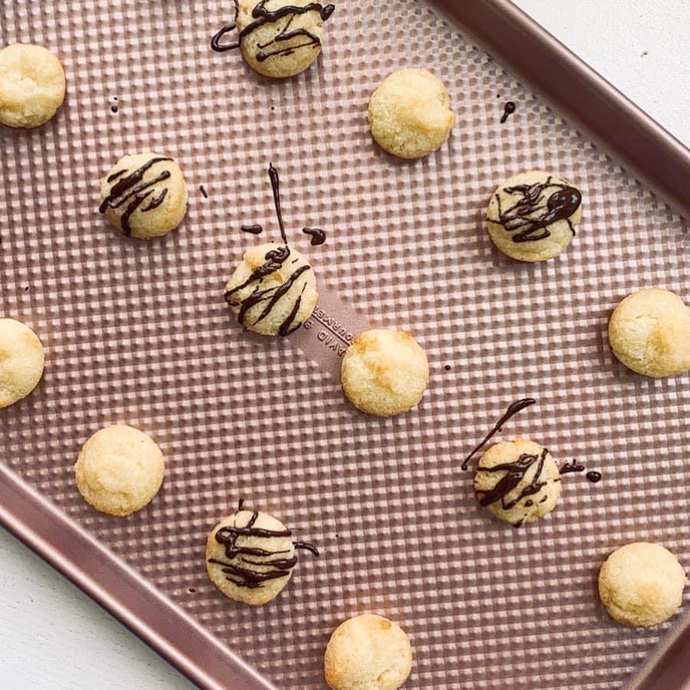 Chocolate Glazed Coconut Macaroon