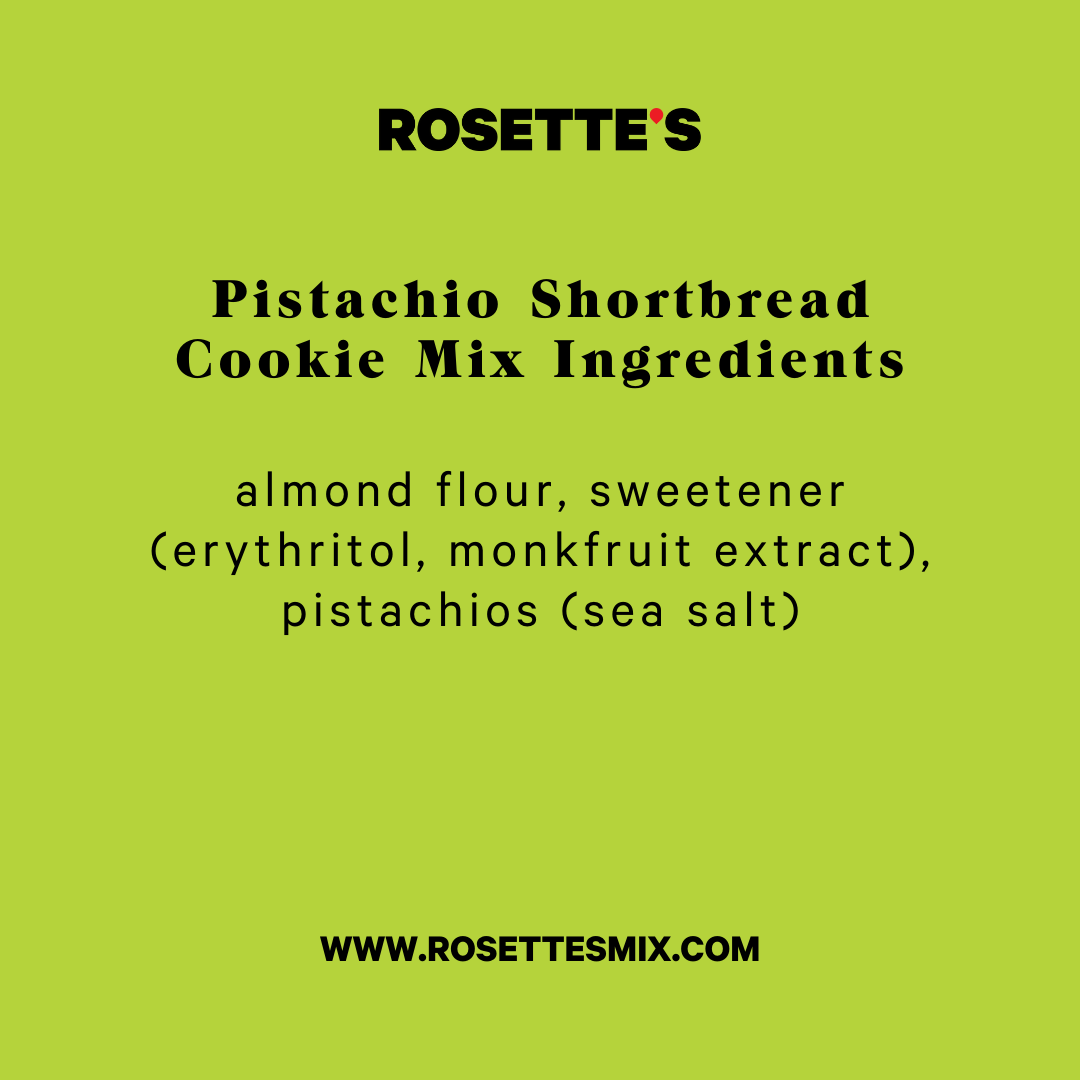 Pistachio Shortbread Cookie Mix