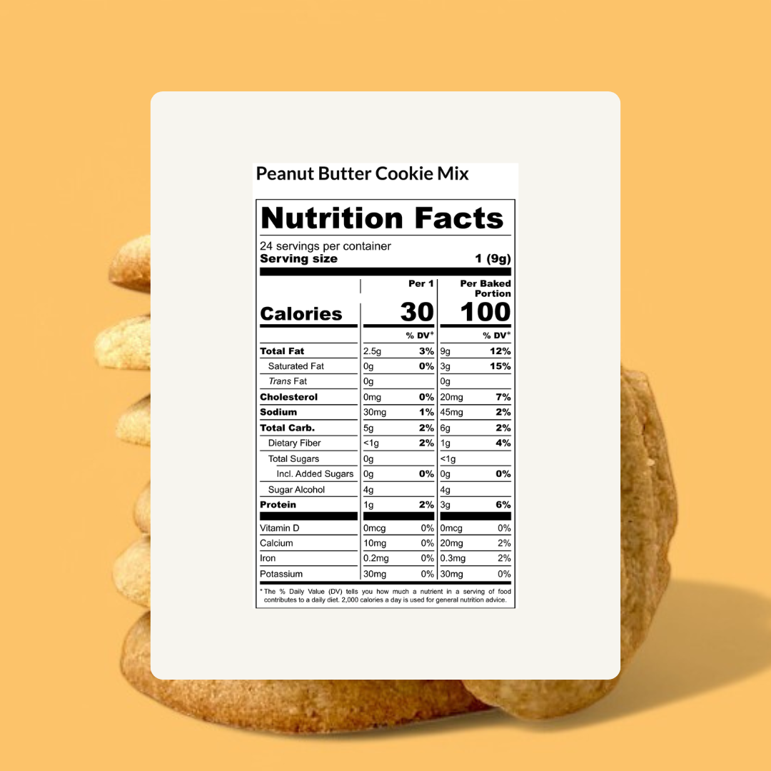 Peanut Butter Cookie Mix