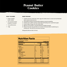 Load image into Gallery viewer, Quick and easy Keto-friendly, low carb, sugar free peanut butter cookie mix
